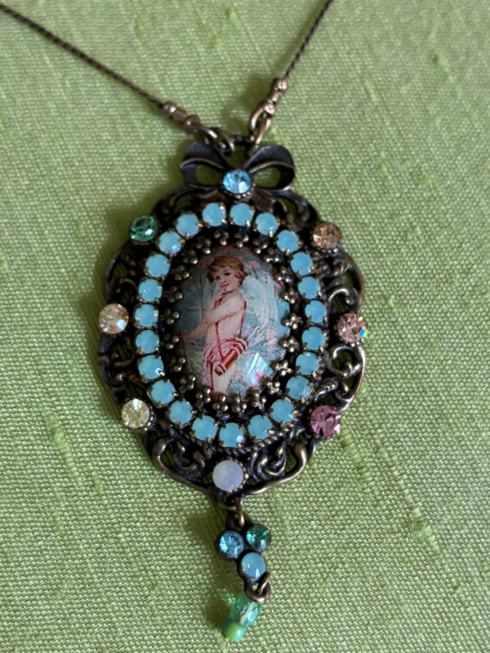 Michal Negrin cameo necklace